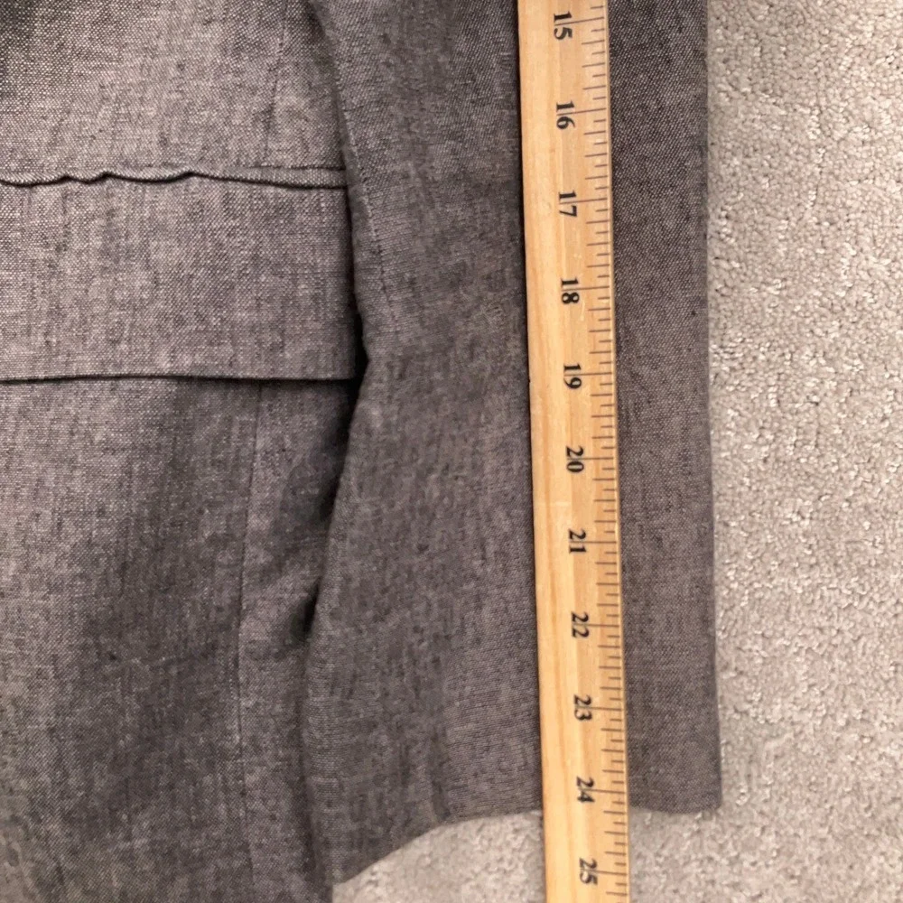Stafford Blazer Mens 42S Gray 2 Button‎ Classic Lightweight Linen Summer Jacket